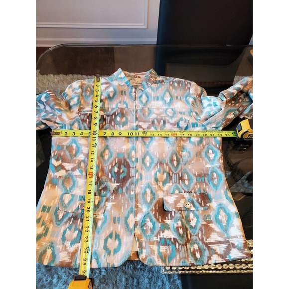 Alfred Dunner Women's Multicolor Polyester Long Sleeve Full Zip Casual Jacket 14 - Picture 11 of 12